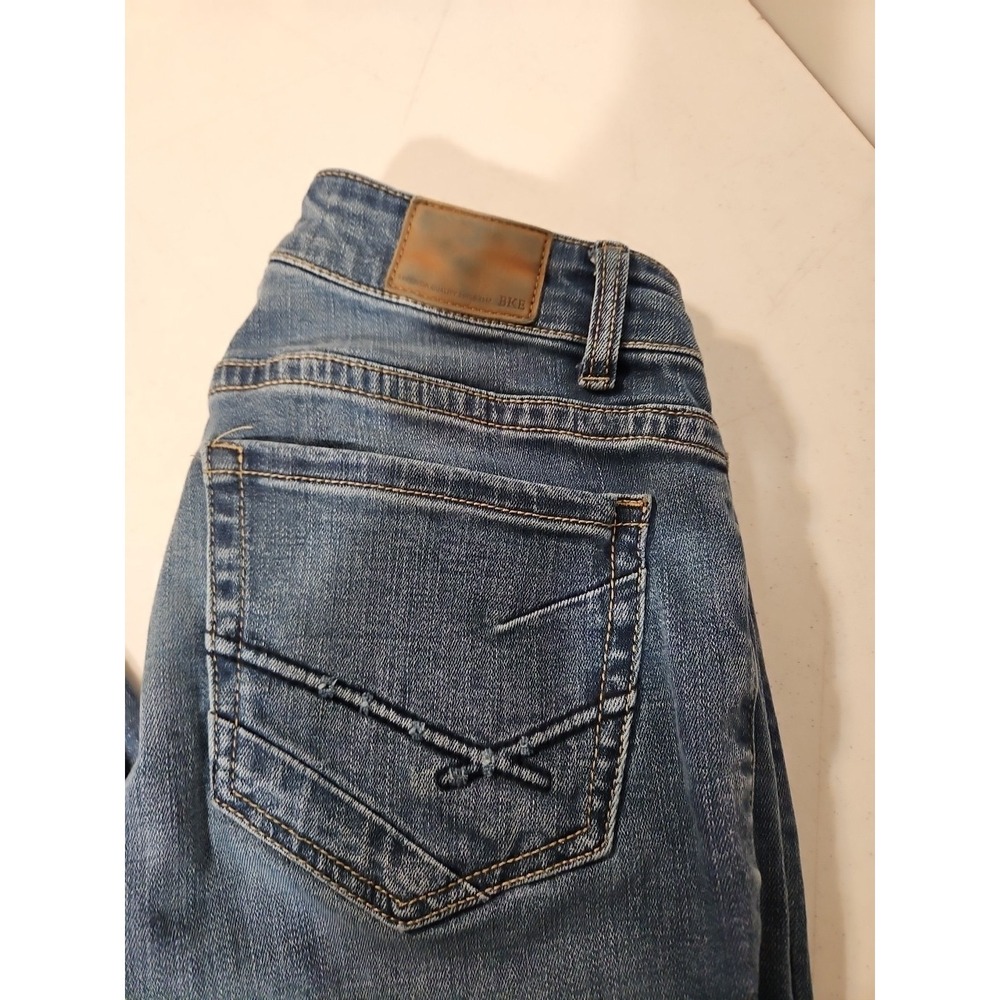 BKE Buckle Stella Slim Fit Low Rise Straight Jeans 27x29.5 Distressed Whisk(1409 - Picture 2 of 9